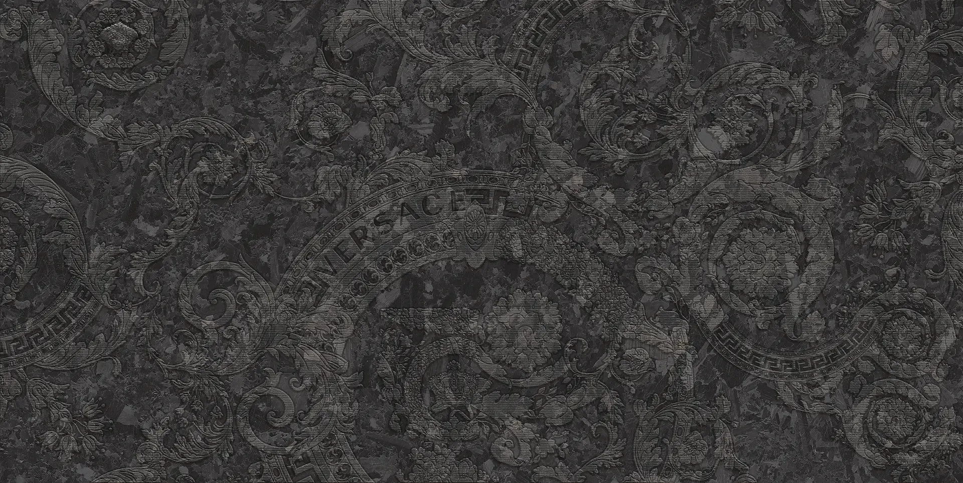 G0047080 На пол Meteorite Megabarocco Nero R 60x120