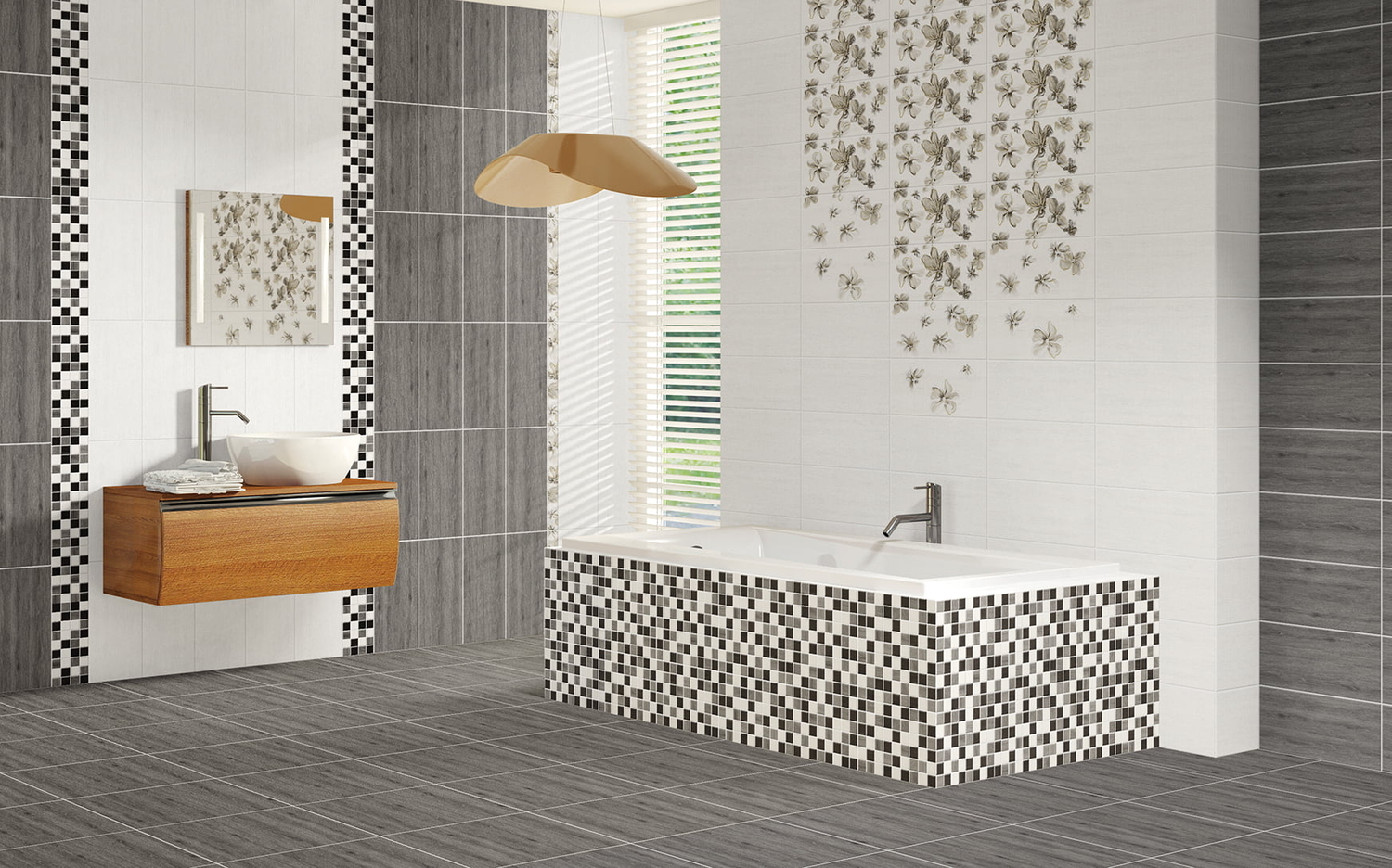 ILG111DR На стену Illusion Коричневая 20x44 - фото 8