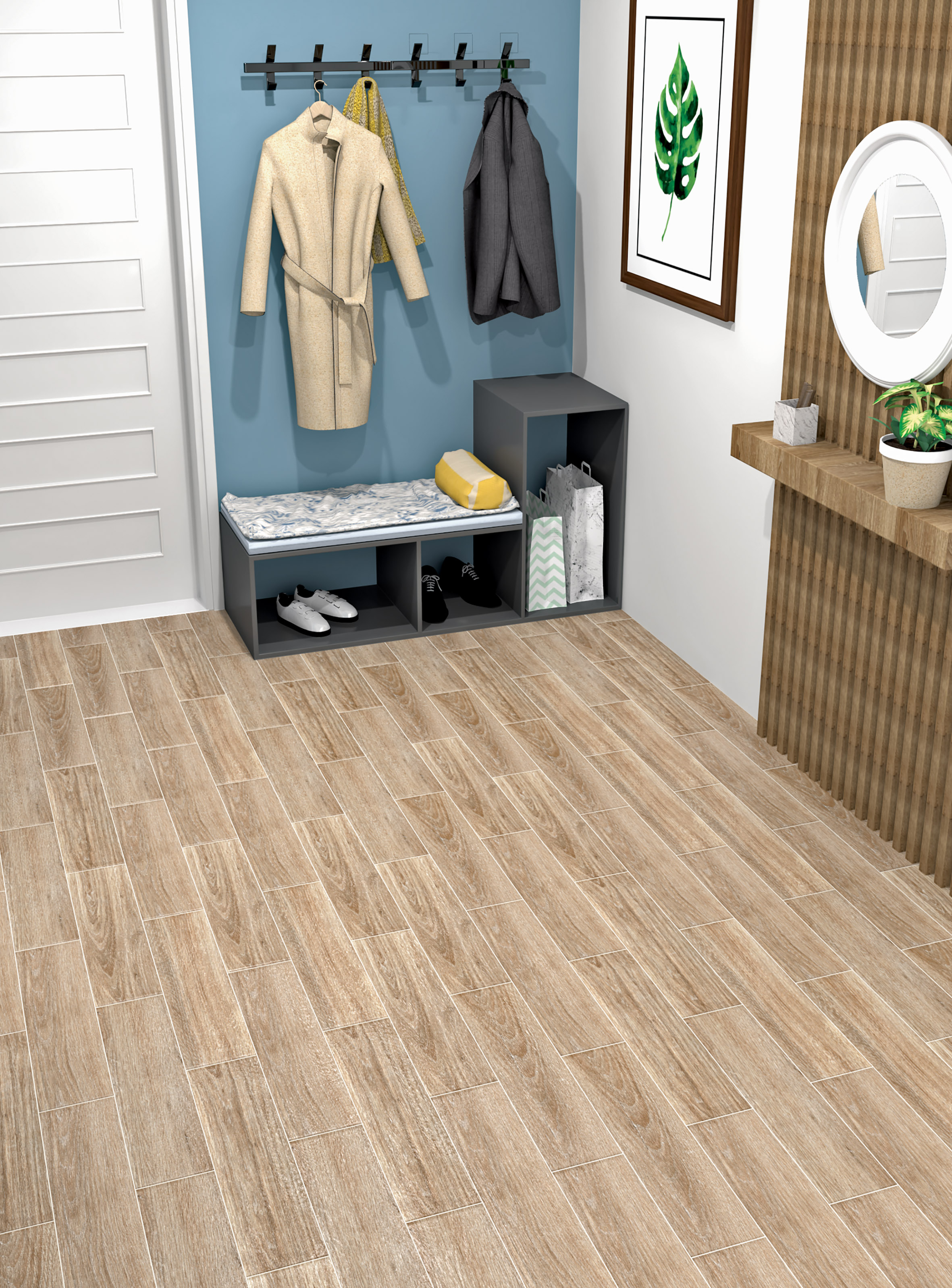 На пол Verona Бежевый 59.4x14.7 - фото 14