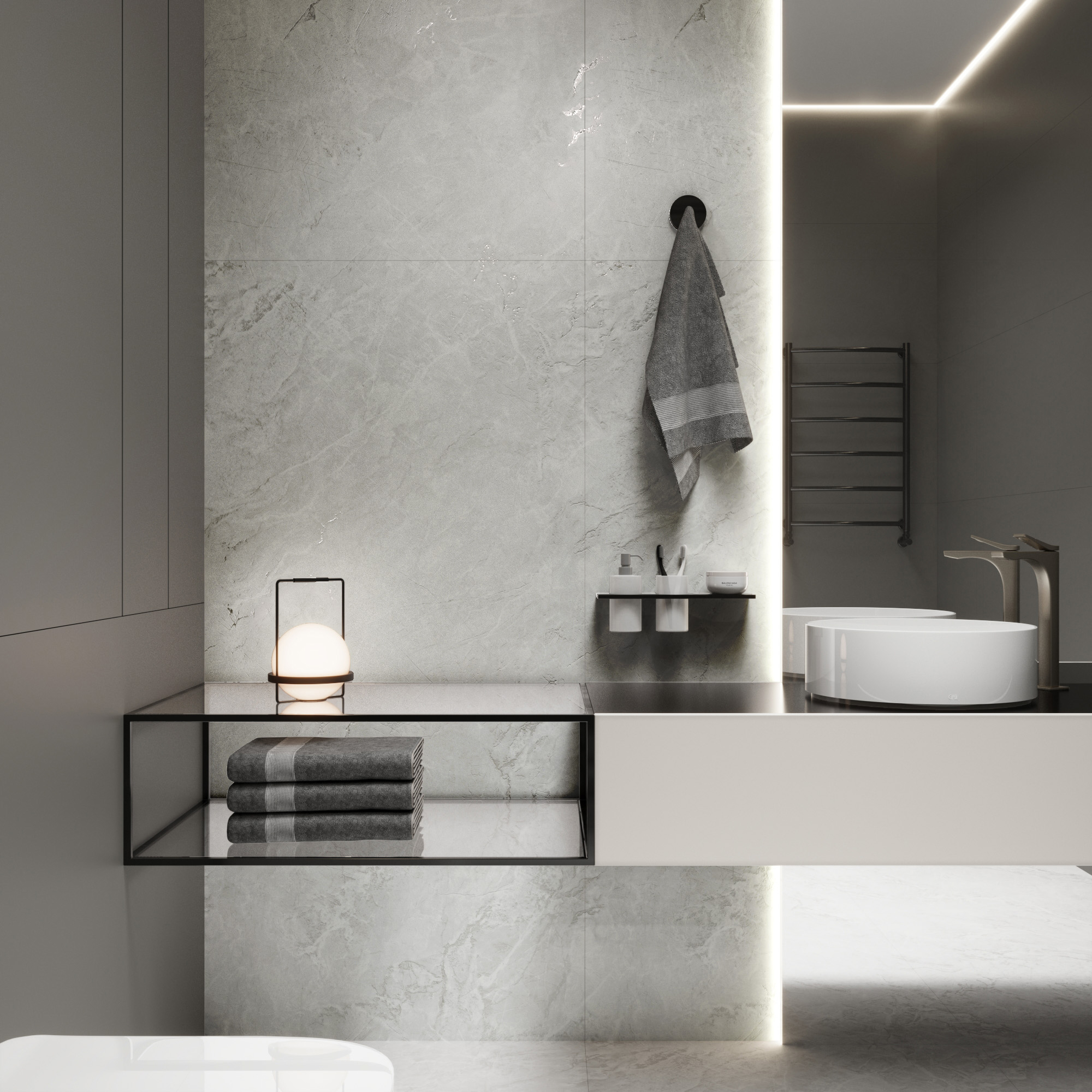 CZ-CR01-B На пол Bolivia Crema Carving 80x160 - фото 7