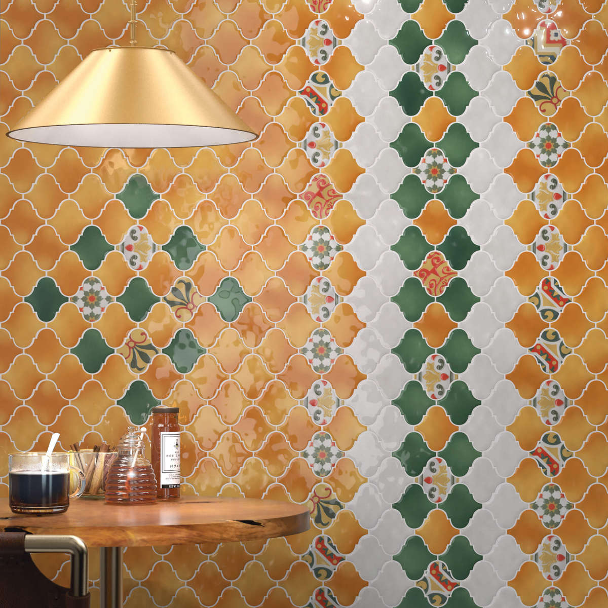 65009 На стену Арабески Майолика Желтый - фото 3