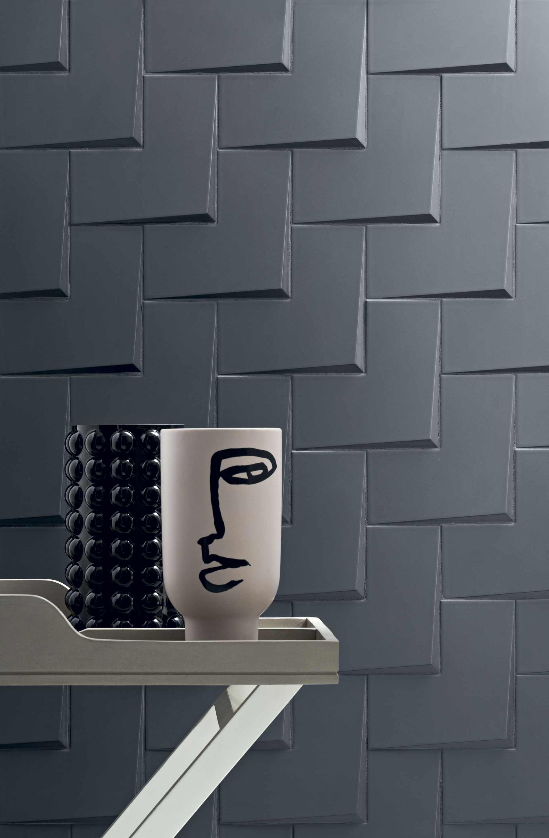 На стену Coma W- Navy STR 20x20 - фото 5