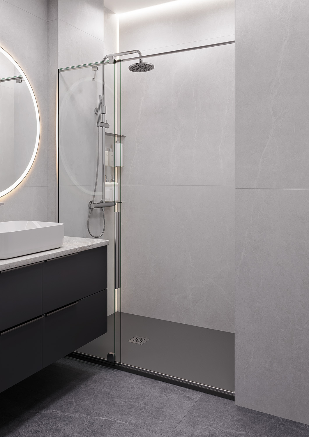 На пол Silk Basaltina Bianco Matt 60x120 - фото 11