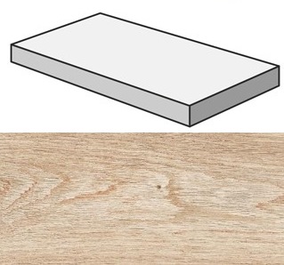 620070000869 Ступень Oak Reserve Cashmere Scalino Angolare Sx 33x120