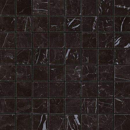 AS3Z Декор Marvel Stone Nero Marquina Mosaico Matt