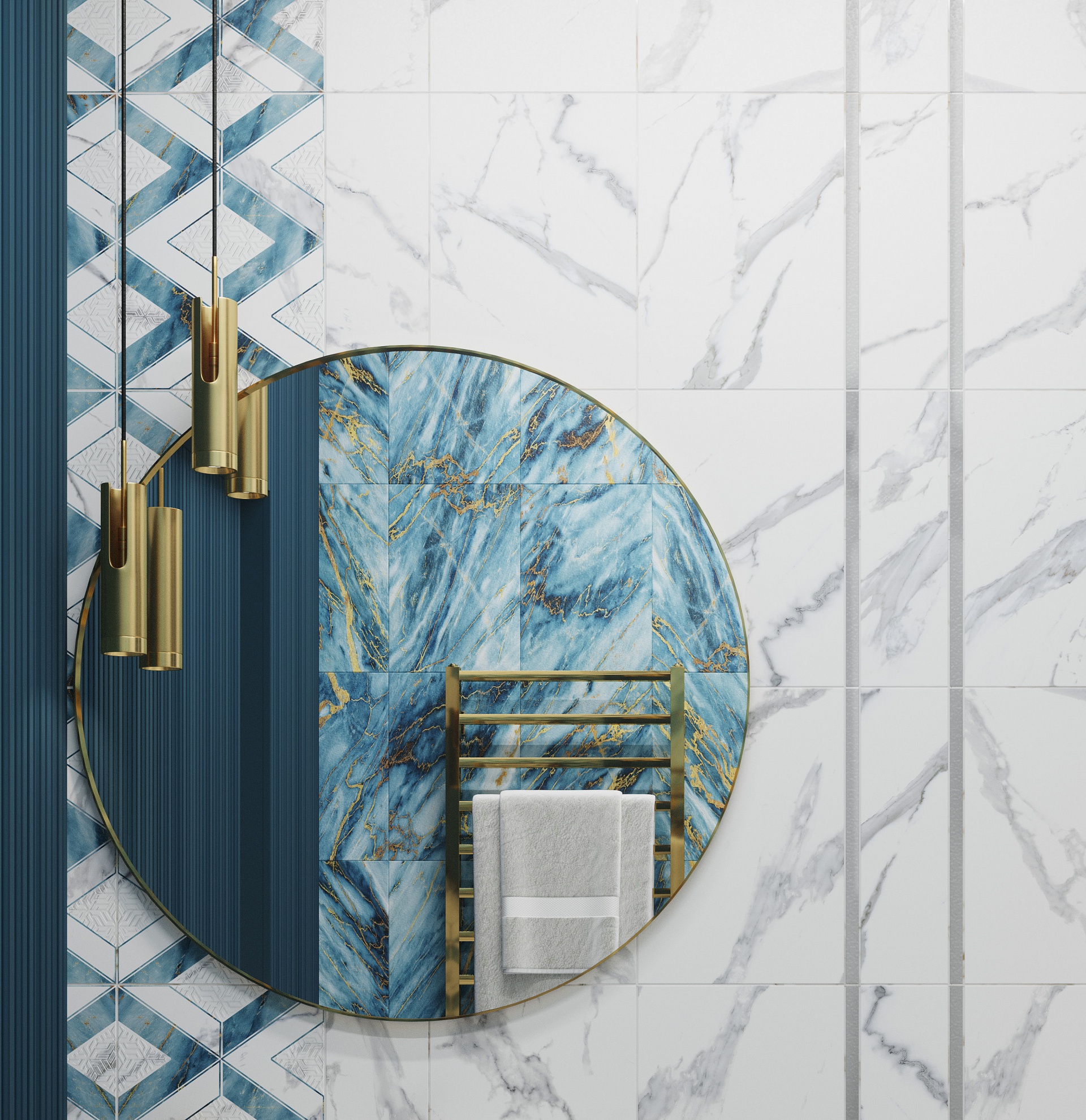 Декор Виченца Темный D1 - фото 3