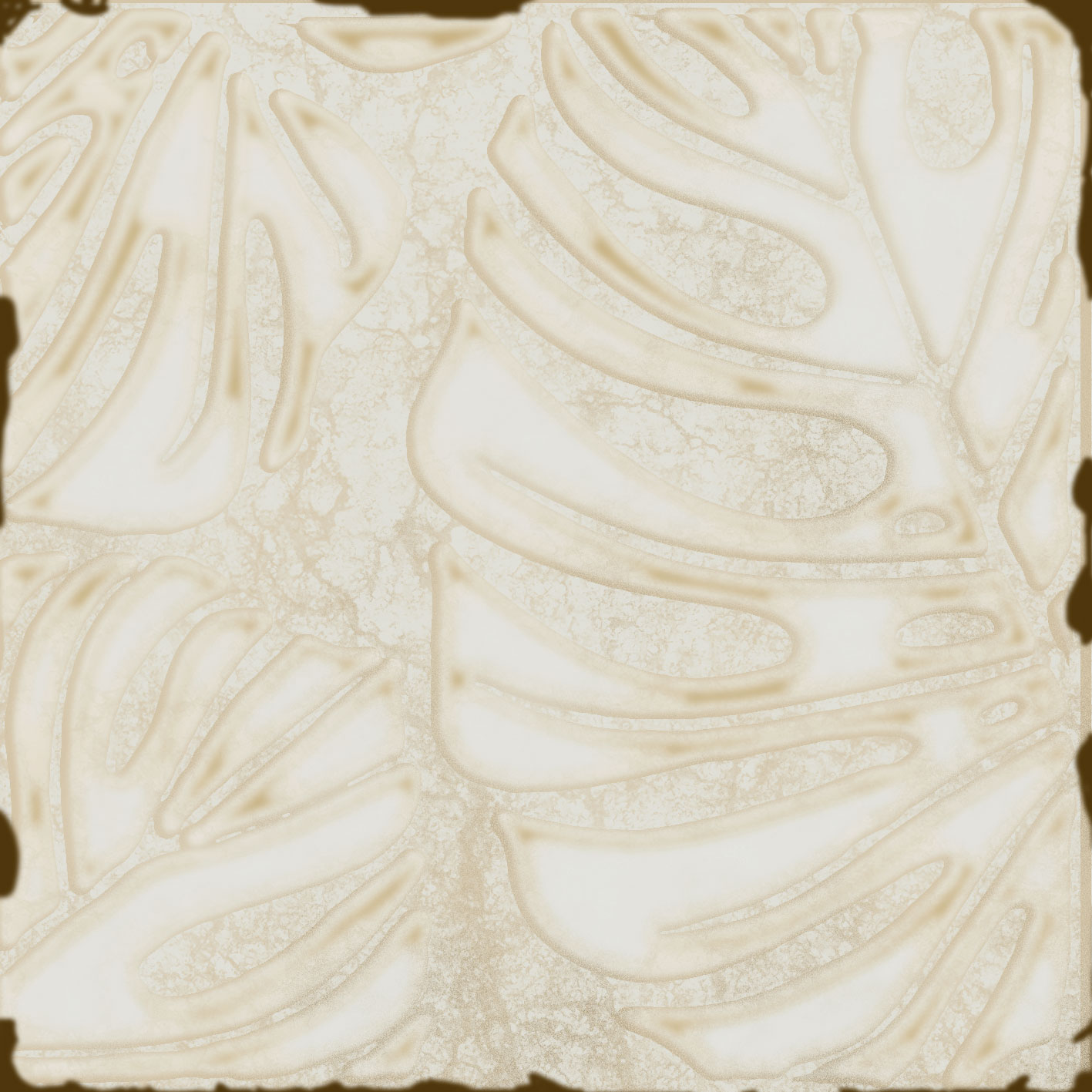 KMD2SFC004BN Декор Агдаль 2 бежевый светлый глянцевый структура 15x15x0.9 - фото 3