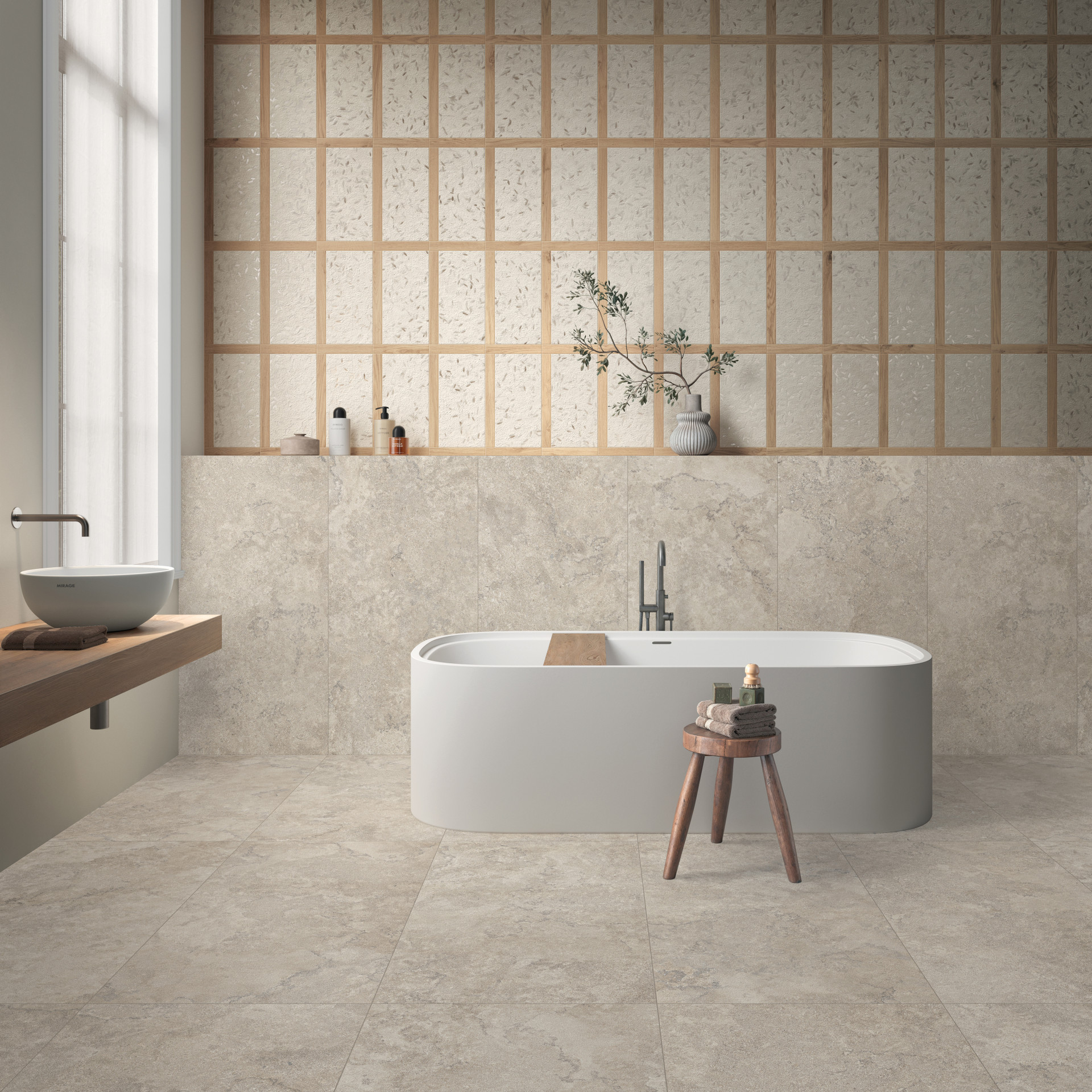 CIO9 На пол Noriven NV02 Oyster Cross SP SQ 120х120 - фото 11