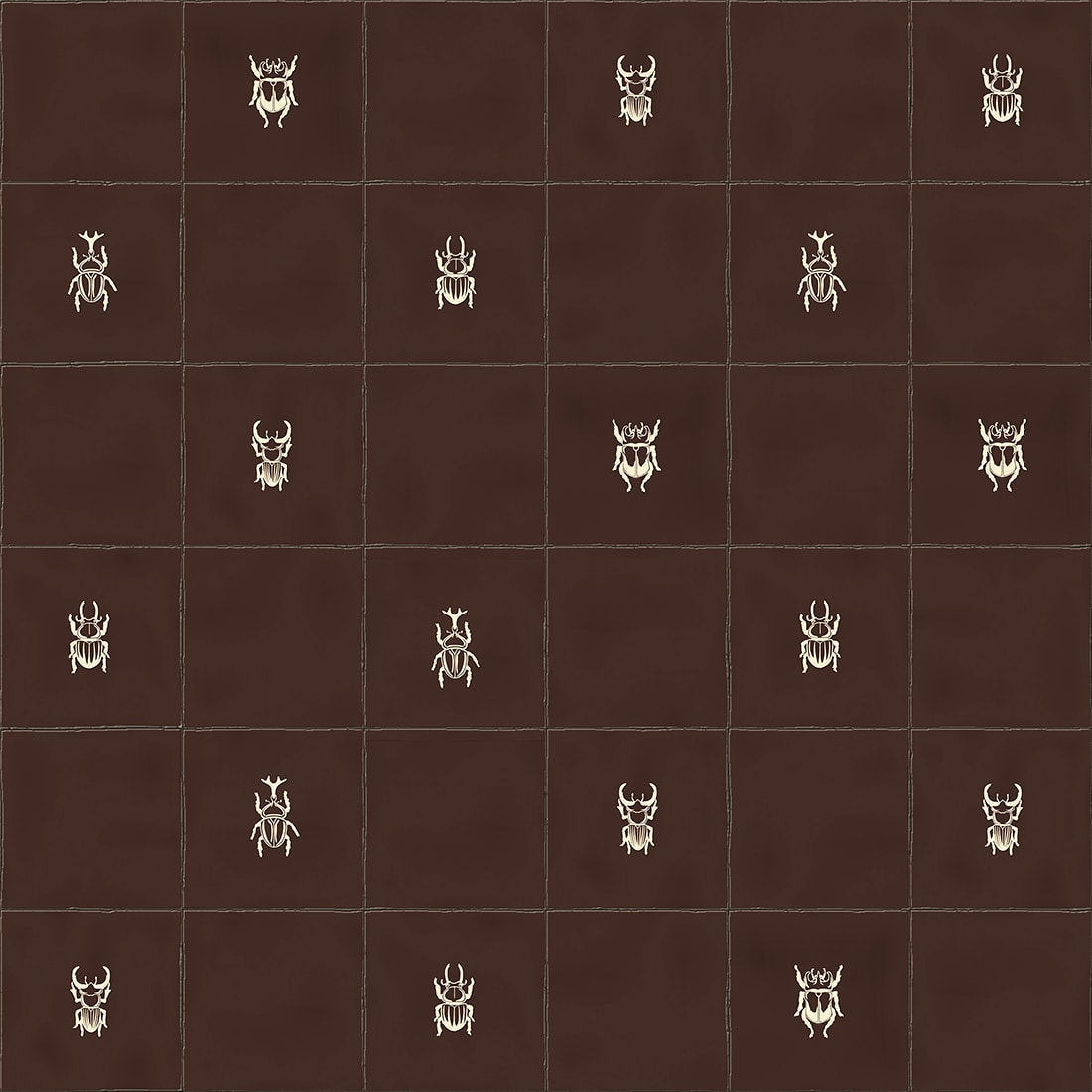 3486 Декор Root Ager-4 Garnet 13x13 - фото 2