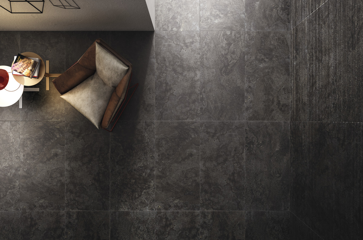 PS612277S8 На пол Pietre Naturali Black Ardesia Strutturato 120х60 - фото 4