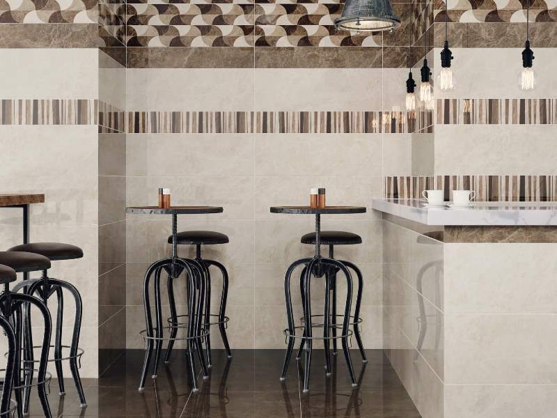 32008R На стену Гран-Виа Коричневый светлый обрезной 90х15 - фото 2