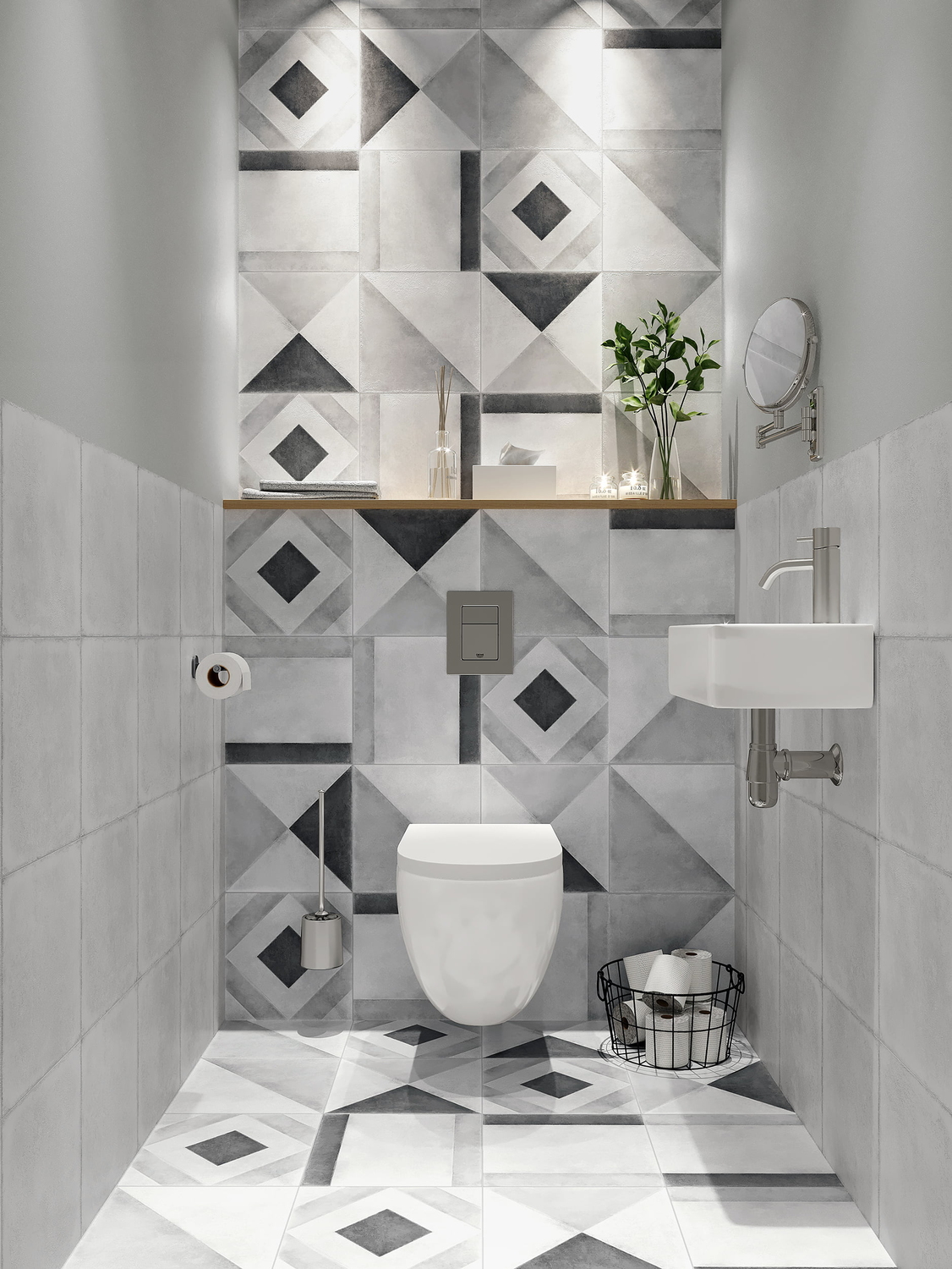 C-MO4A453D Декор Motley Многоцветный цветок - фото 29