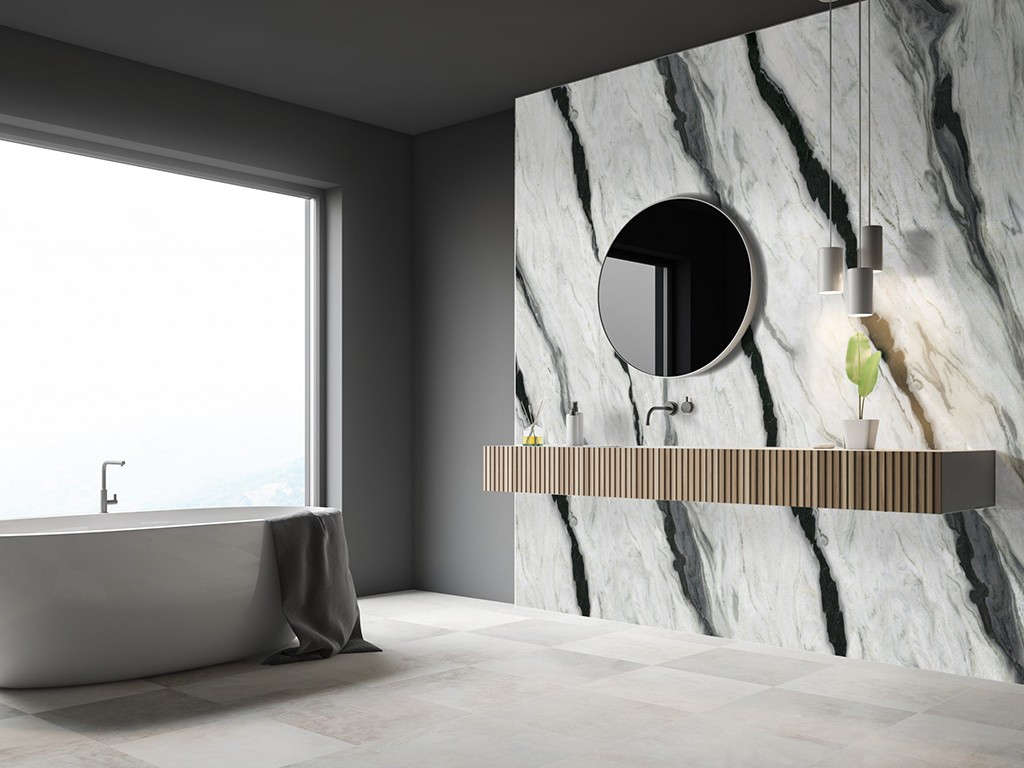 MN072AP271206 На пол Panda White Polished 6mm 120x270 - фото 6