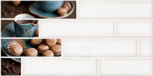 Декор Брик Кремовый 1