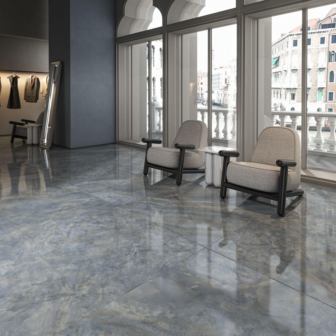 SG50005822R На пол Ониче Серый светлый лаппатированный обрезной 60x119.5x0.9 - фото 35