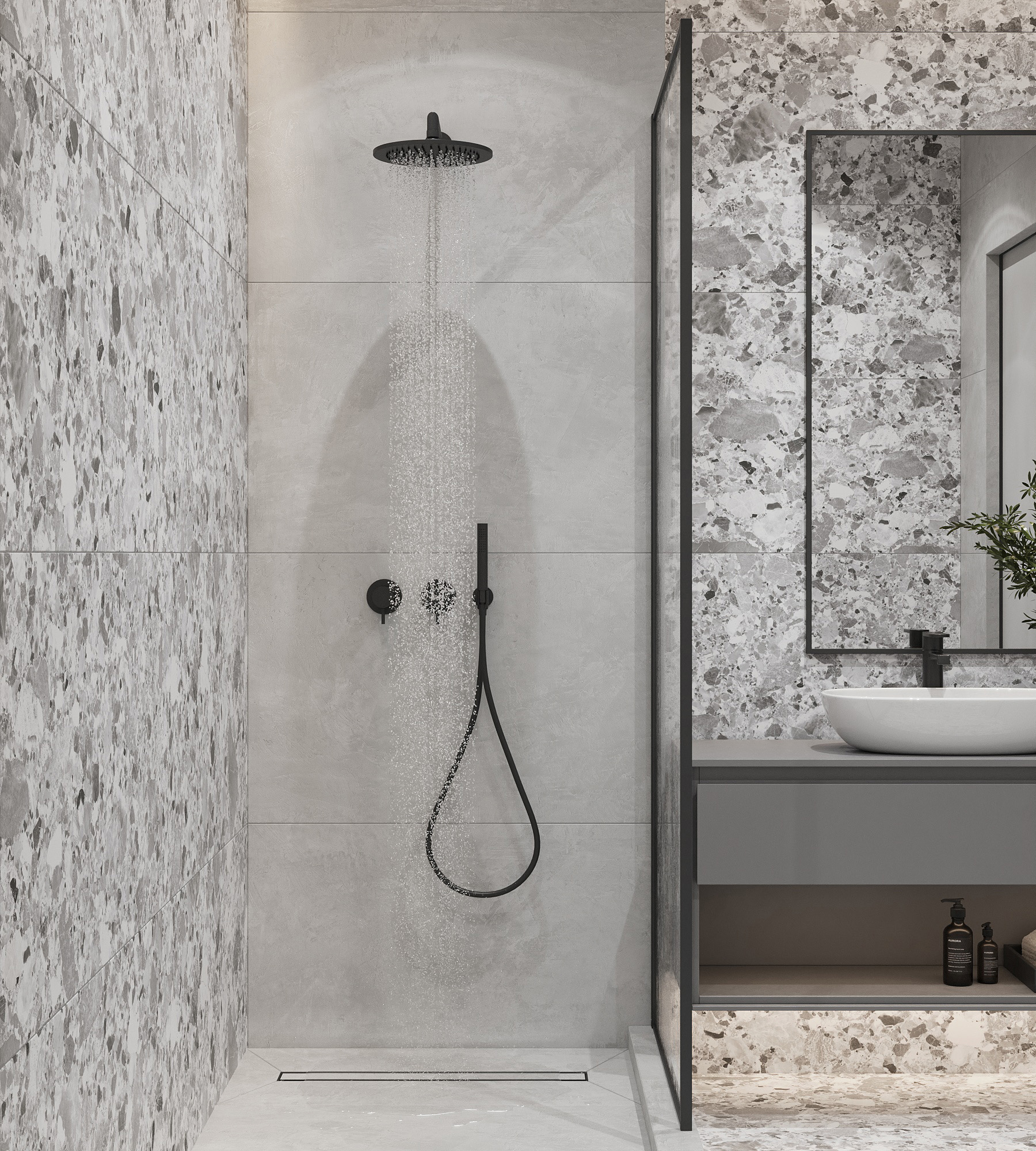 RT7008-A На пол Symphony Nero Matt Rustic 60x120 - фото 9