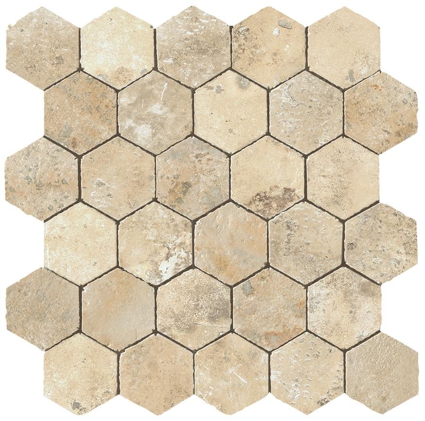 A0UA На пол Aix Blanc Honeycomb Tumbled