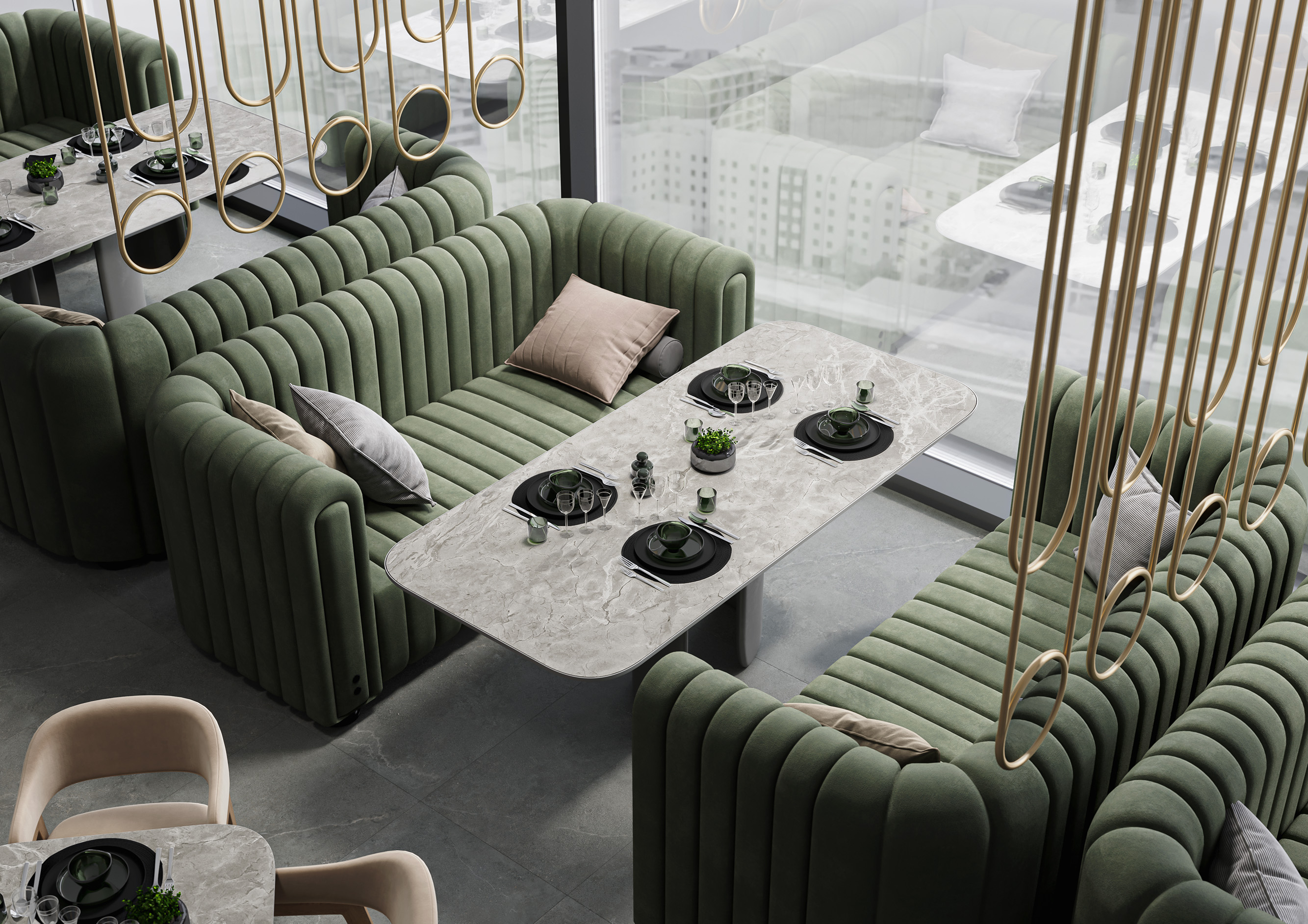 На пол Matt Fancy Antracite Texture 1600х3200х12 - фото 35