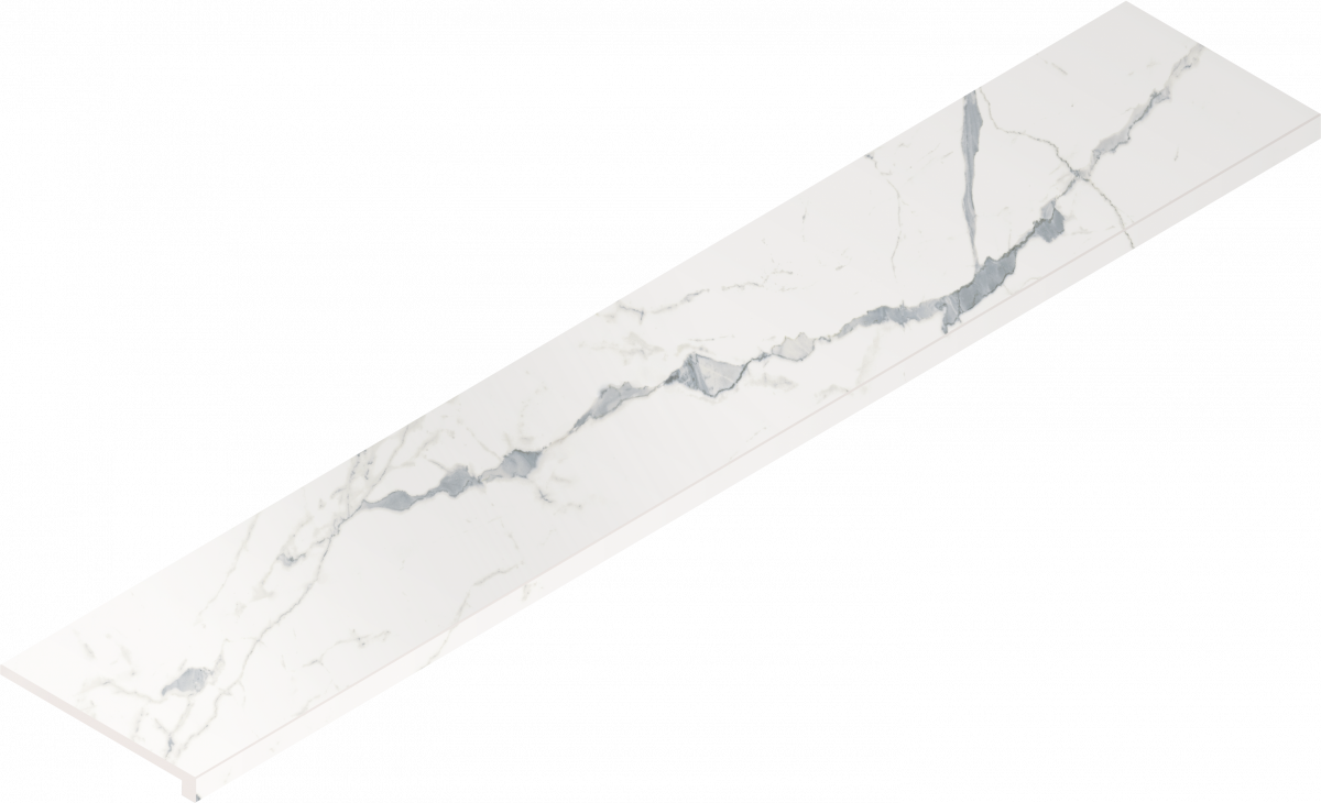 620070002612 Ступень Stellaris Statuario White Scalino Frontale 33x160