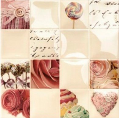 Декор Lucciola Volumen Dolce Cuore 20x20 mix - фото 3