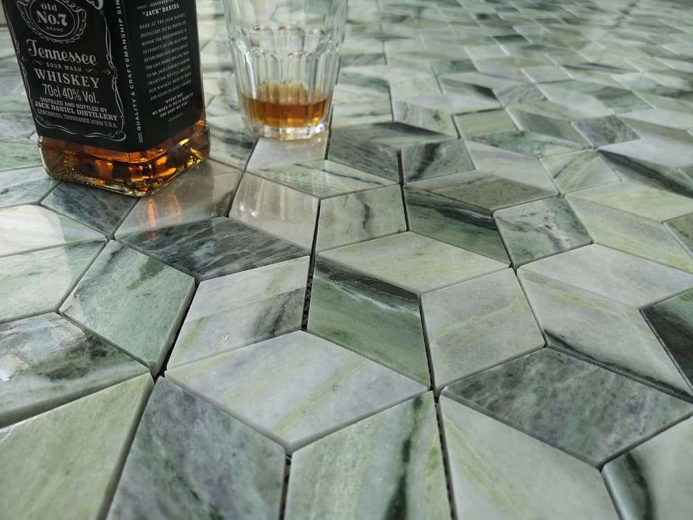 На пол Pietrine Travertino Silver MAT 15x15х4 - фото 4