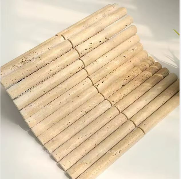 PIX 362 На пол Венеция Yellow Travertine. Convex Матовая 20х151 300х305х12
