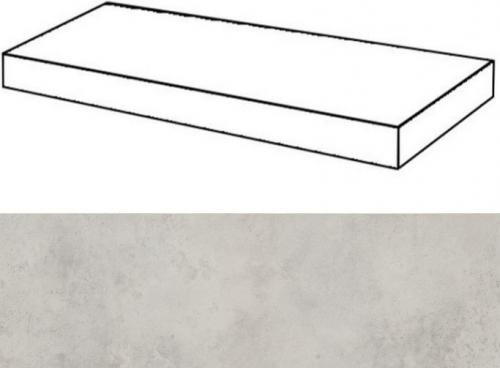 620070001288 Ступень Millennium Сильвер 80 Угловая Правая Натуральная