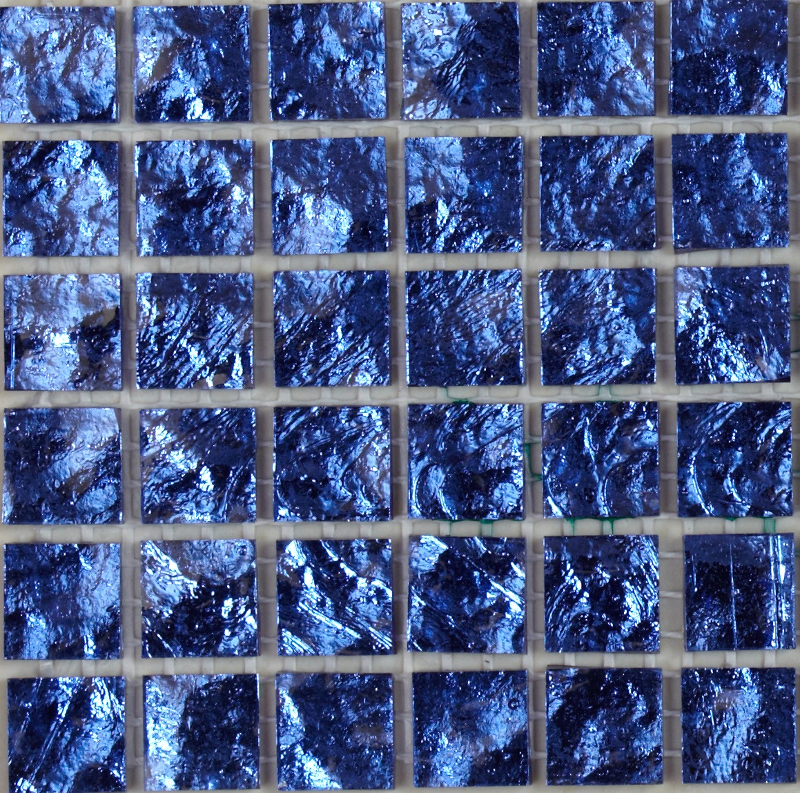 На стену Murano Specchio 12 Синий чип 10