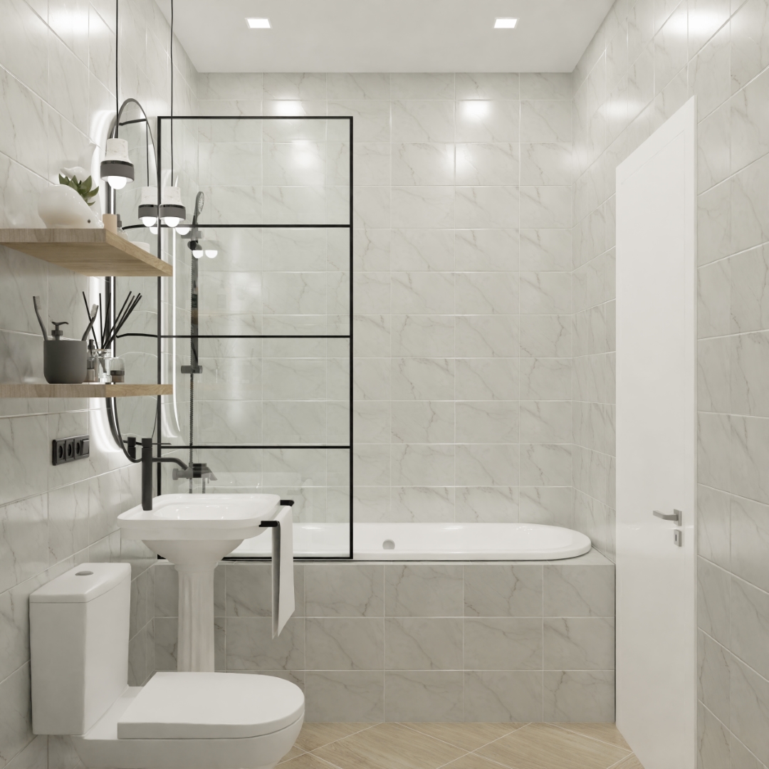 010100001423 На стену Серена Белый верх 01 vM 20х30 - фото 9