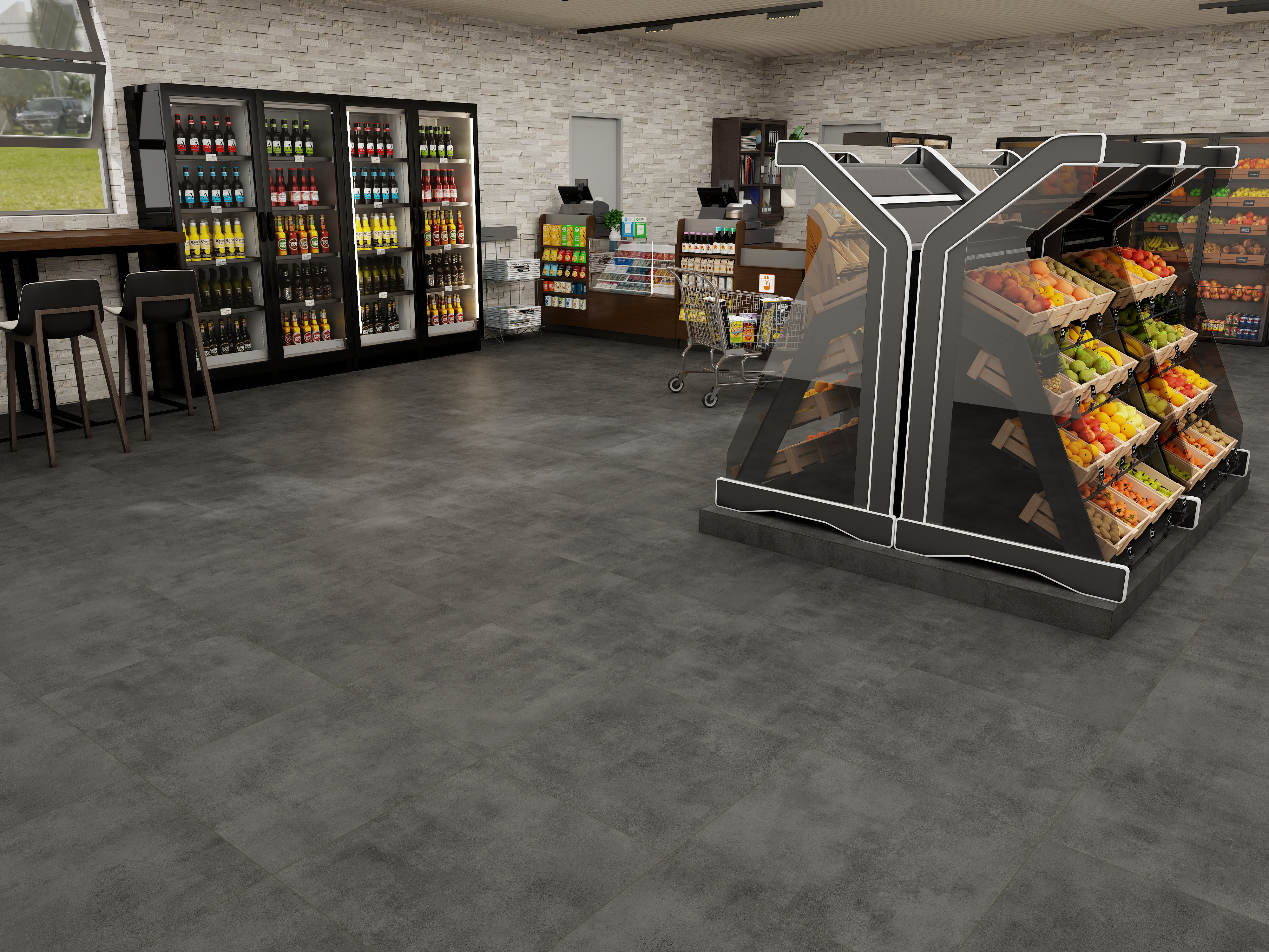 CN0L64M01 На пол Concrete Gris Matt 60x120 - фото 9