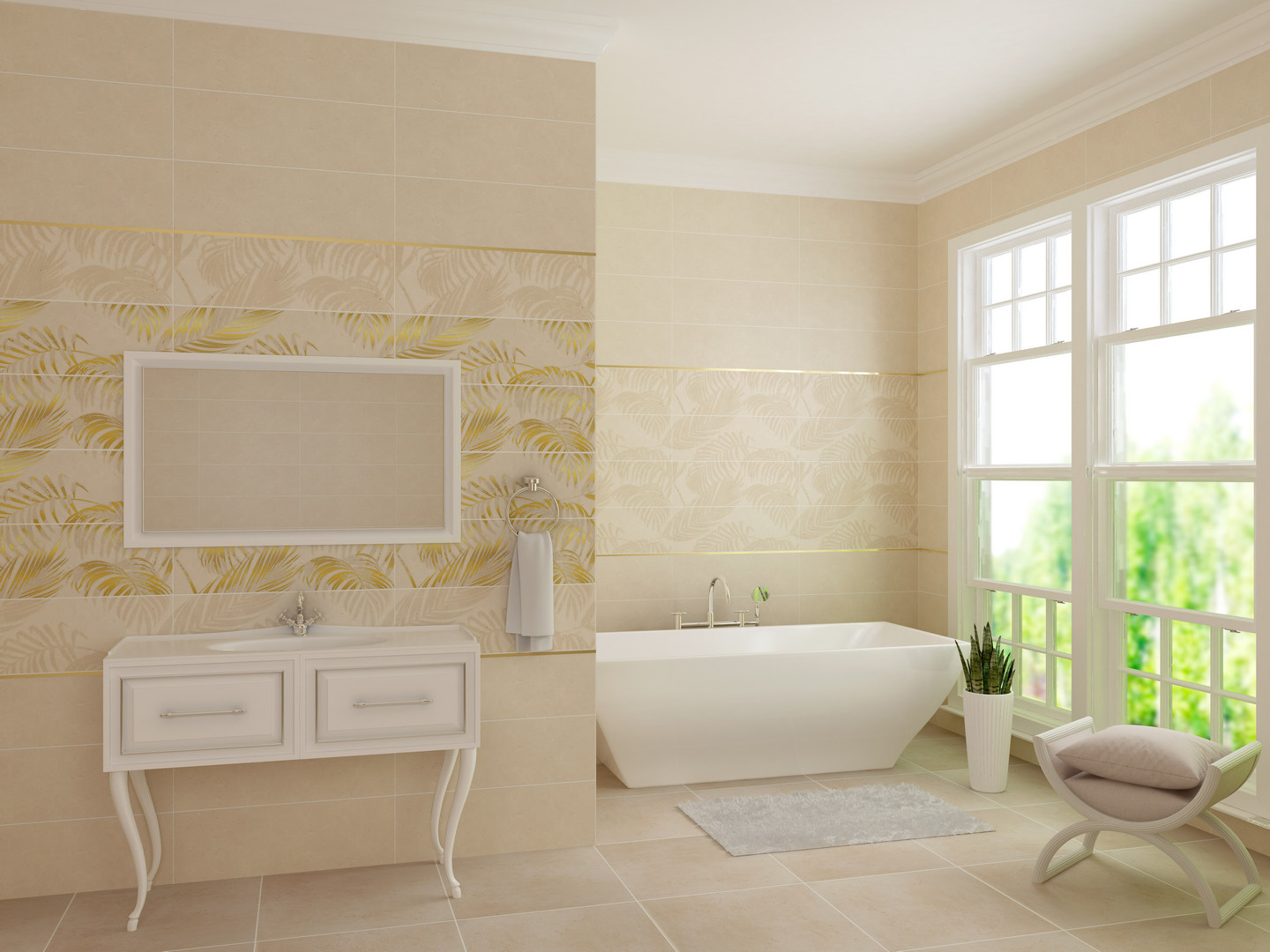 010404001945 На пол Palmera Diamond beige 01 60х60 - фото 2