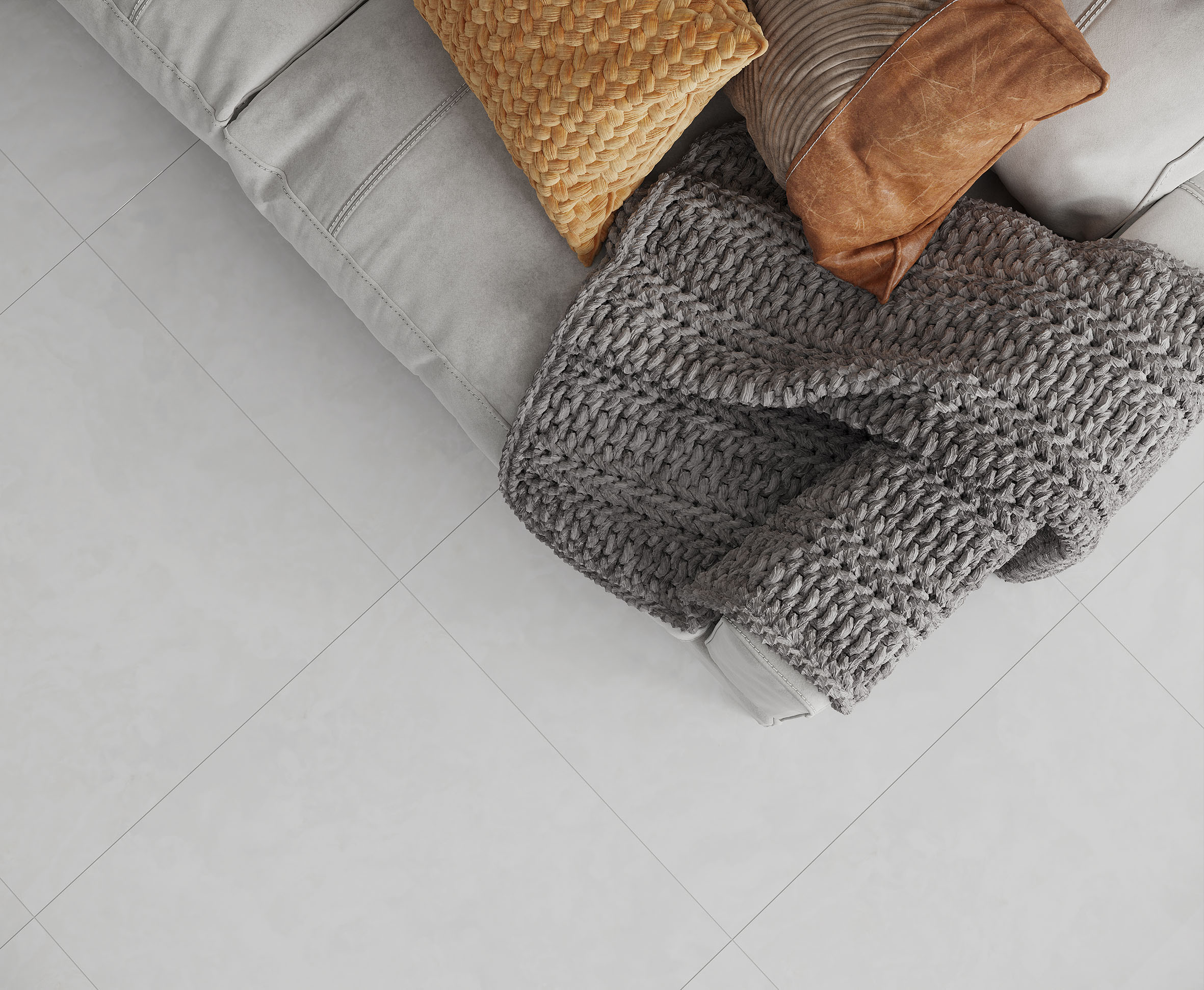 На пол Diadem White 60x60 Полированный - фото 5