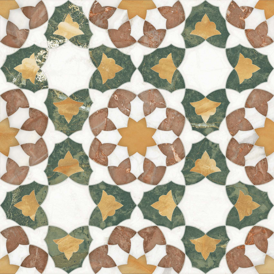 На пол Marrakech Zellige Ourika 22.3x22.3 - фото 3