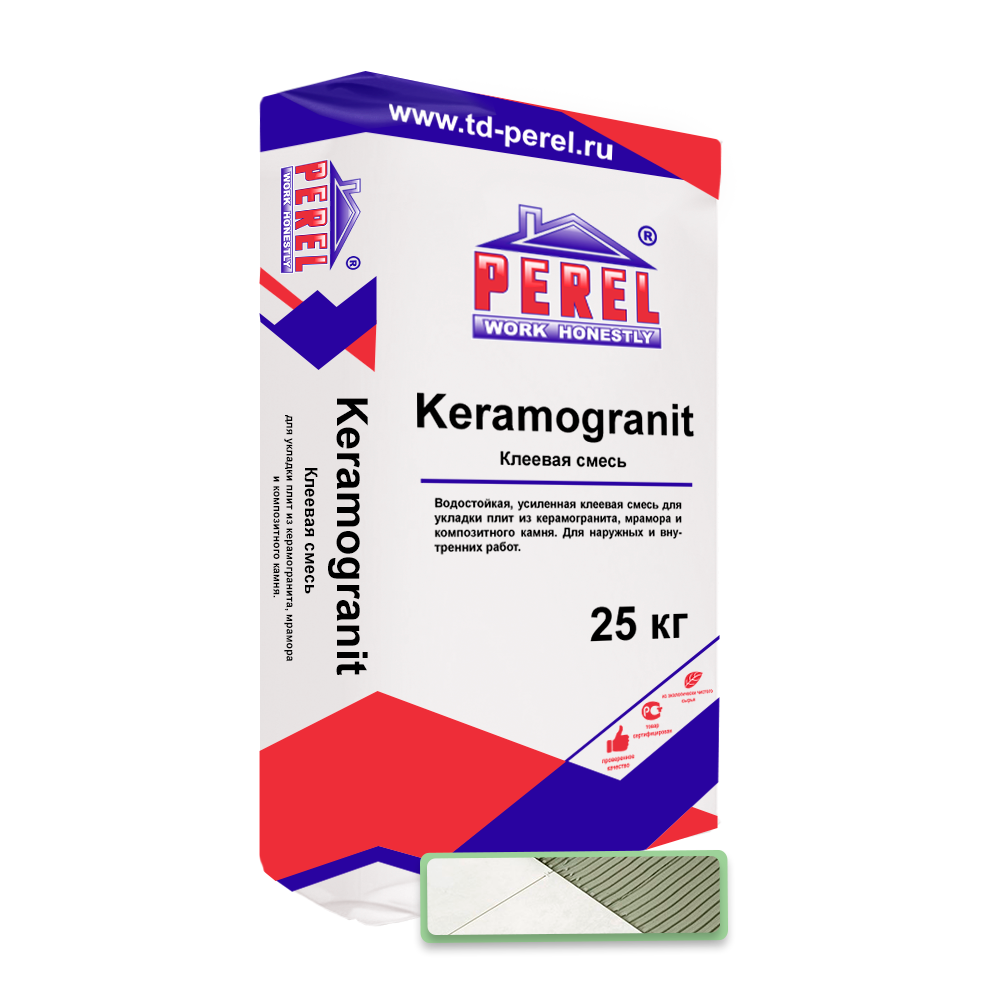  Клеевые смеси Keramogranit 0322 25 кг
