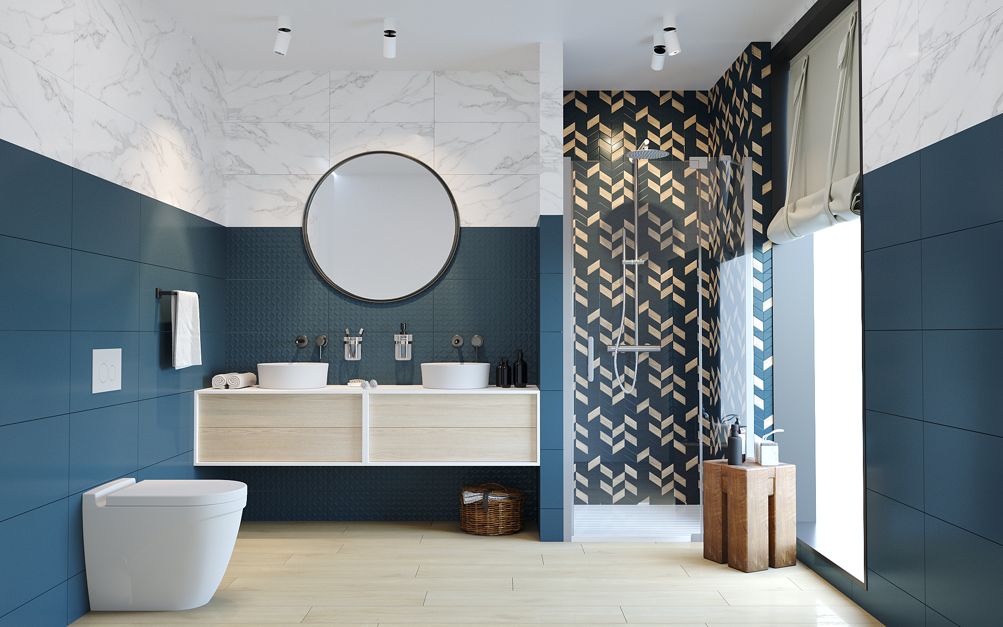 NB_A0014 На стену Pastel White 30х60 - фото 4