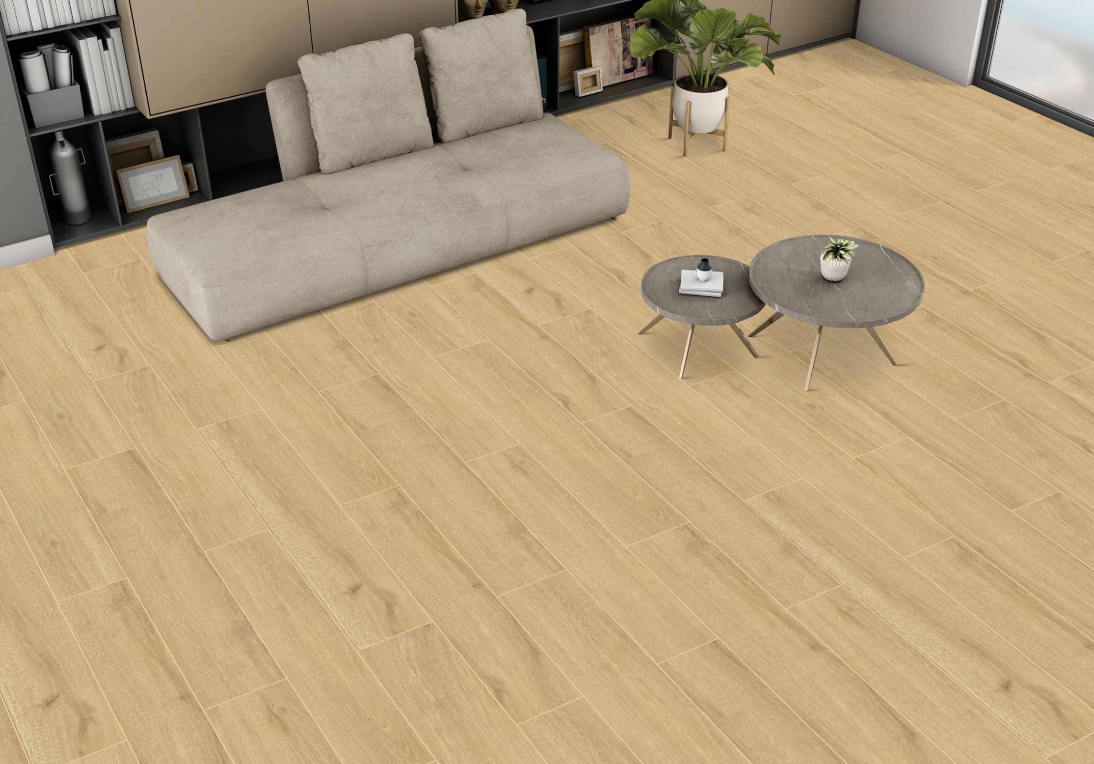 На пол Balau Brown matt punch 20х120 - фото 10