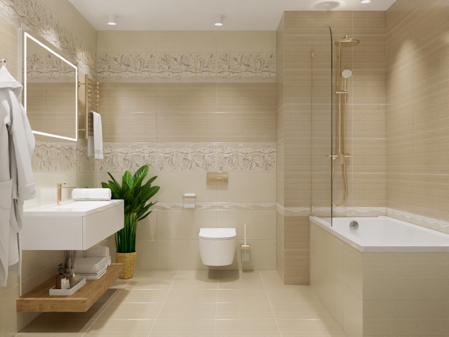 508791201 На стену Romanico Crema - фото 4