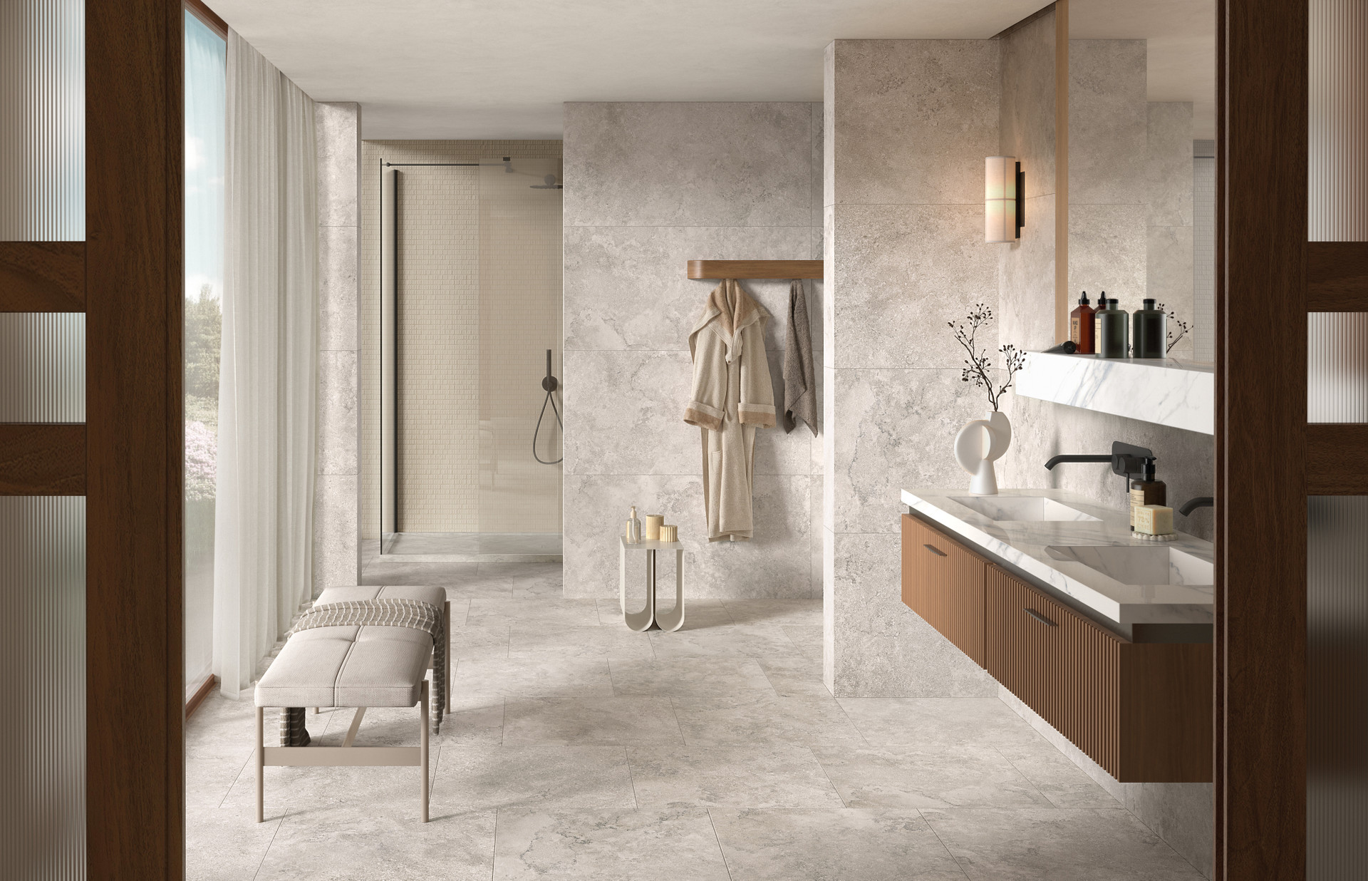 CIO9 На пол Noriven NV02 Oyster Cross SP SQ 120х120 - фото 3