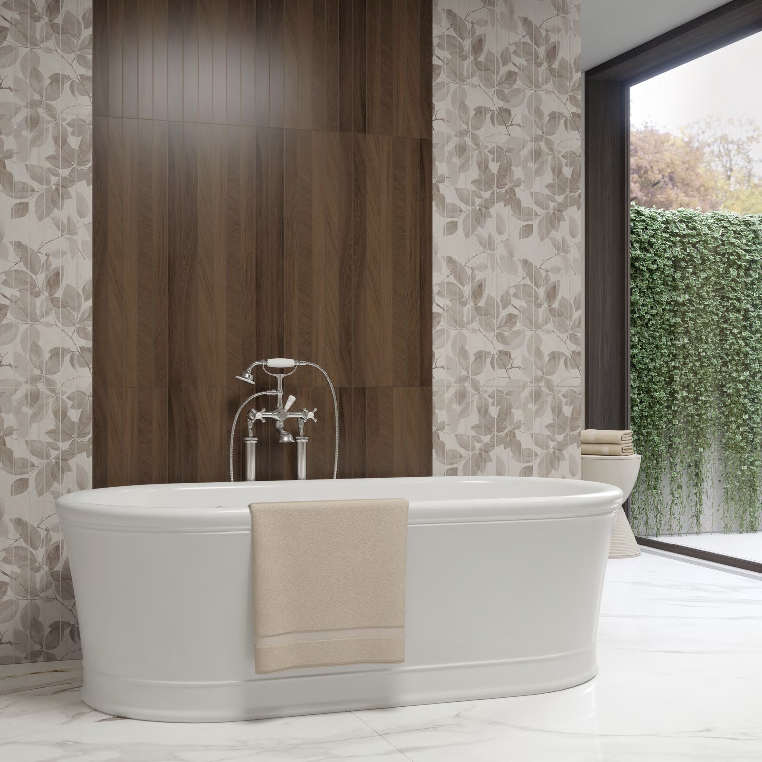 13093R На стену Семпионе Бежевый структура обрезной - фото 2