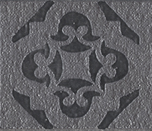 AD/A436/SG9312 Декоративная вставка Белем Ins. Серый 4.9х4.9 - фото 4