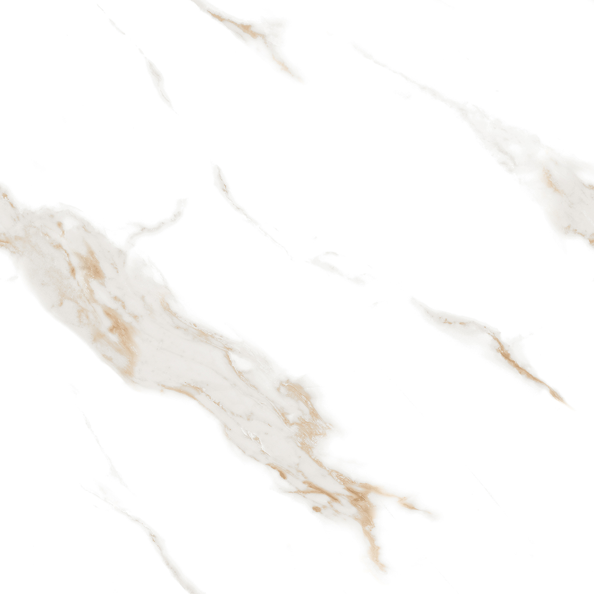 На пол Calacatta Sharp Gold Белый Полированный 80х80 - фото 5