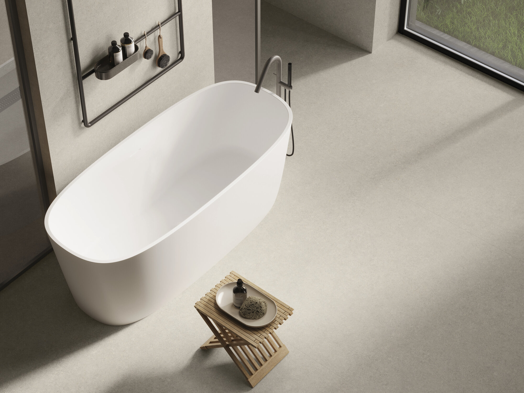 A044519 На стену Iwa Haru White Rect 30x90 - фото 14