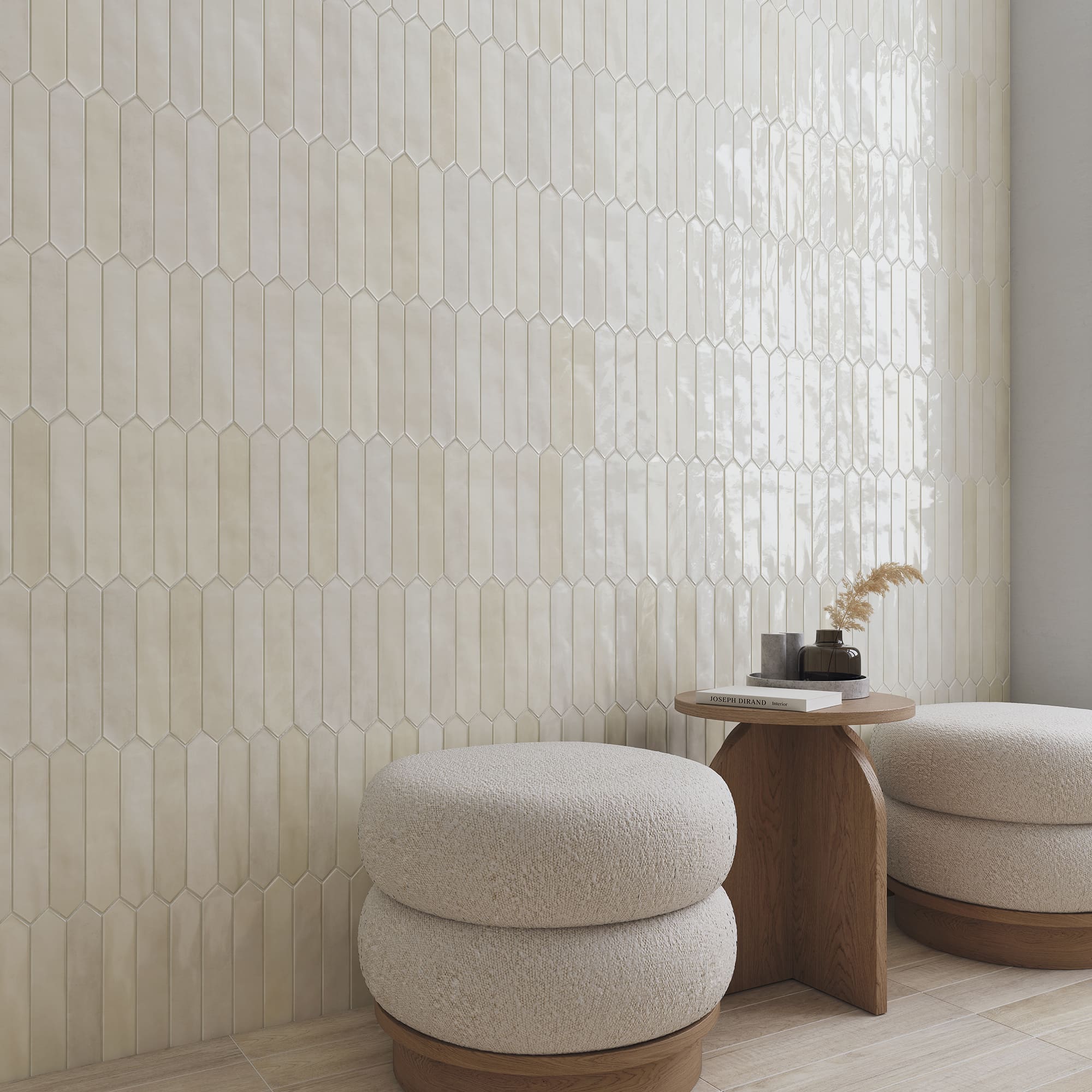 130063 На стену Spark Picket Ivory Glossy 4.3x24.3 - фото 11