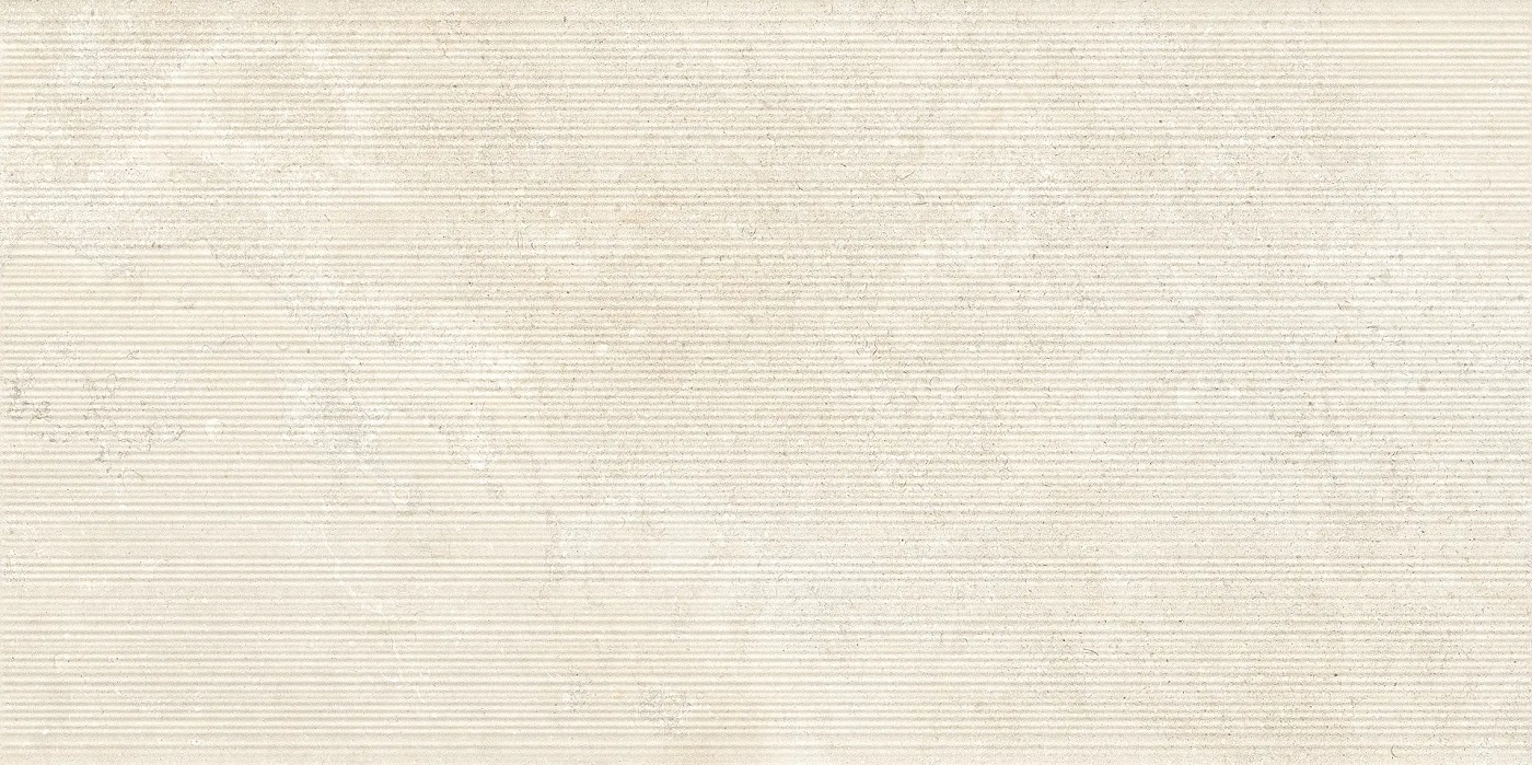 05598 На стену Limestone Italian White Ribbed Nat Ret 60x120