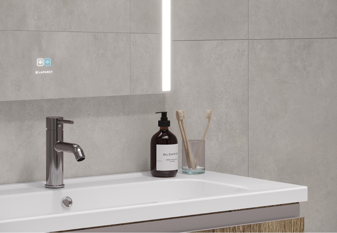 На пол Concrete Courage Grey Серый Матовый 80х80 - фото 9