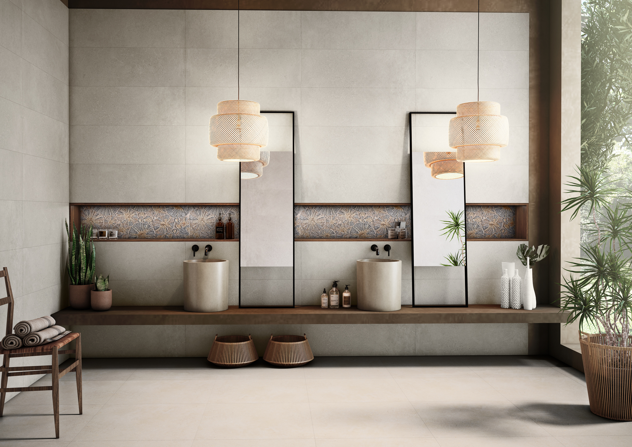 На стену Blending Medley Marfil 30x90 - фото 17