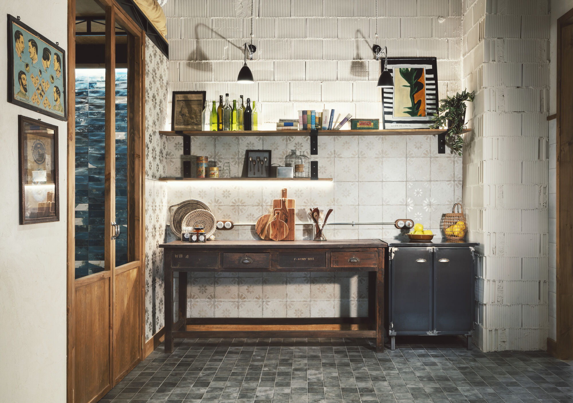 0100327228 На пол Fs Blume Black 45x45 - фото 4