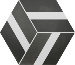 На пол Six Cementine Bari Black 23x27 - фото 4