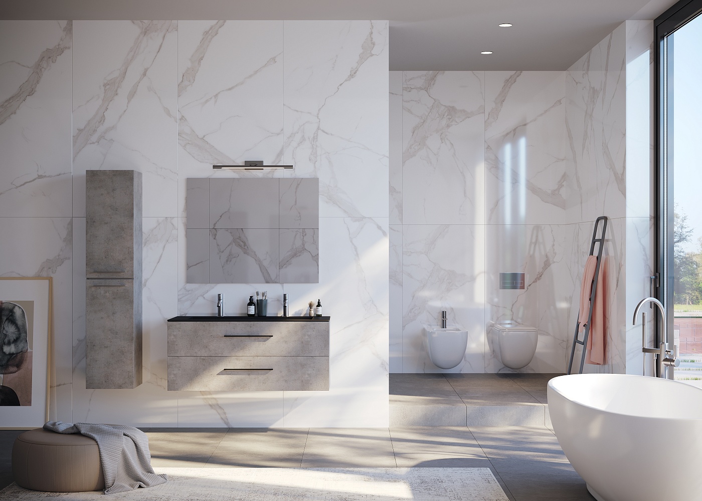 Крето Statuario Cara