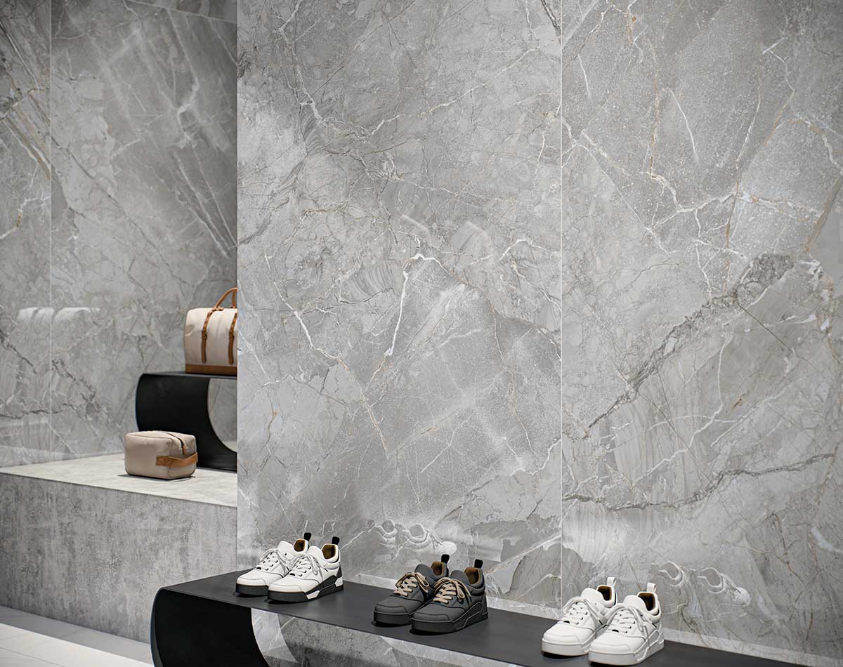 На пол Grey Italia High Glossy 120х180 - фото 2